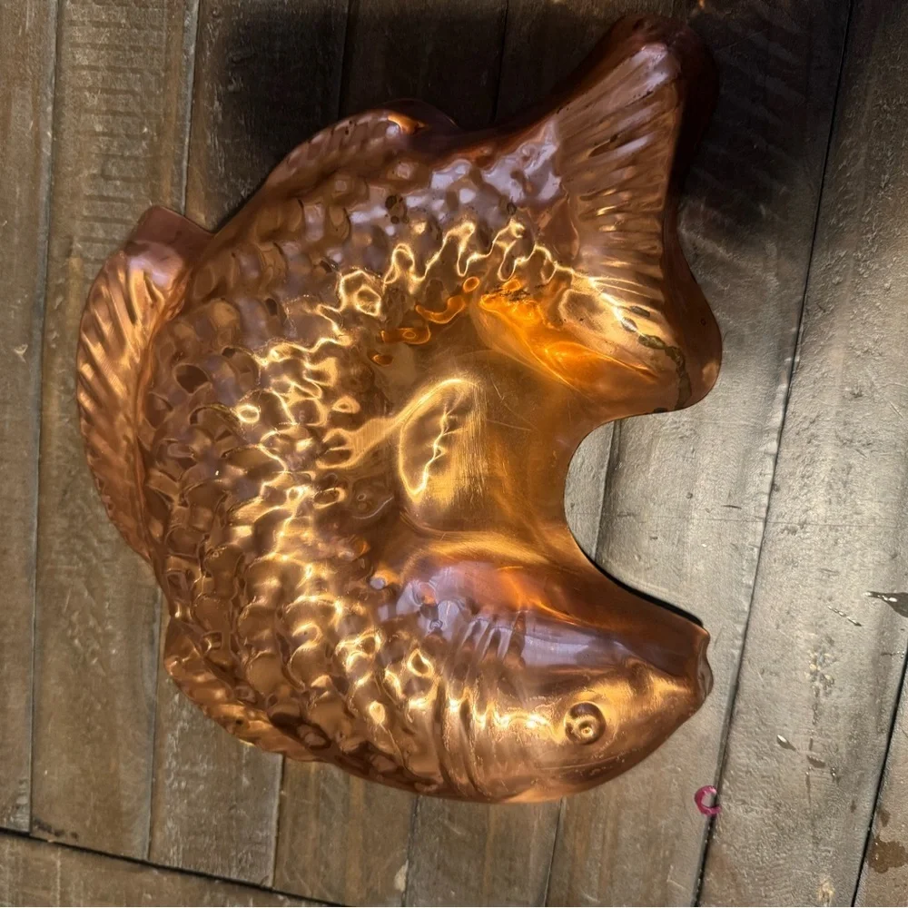 Copper Fish-Shaped Wall Accents Molds